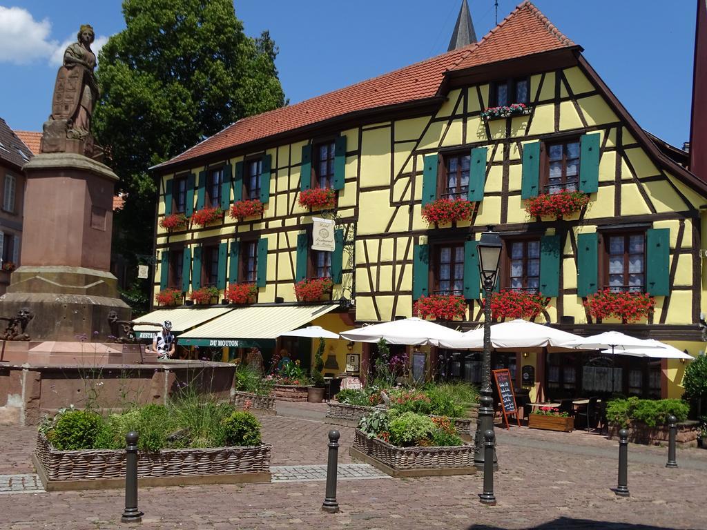 Hôtel-Restaurant du Mouton Ribeauvillé Extérieur photo