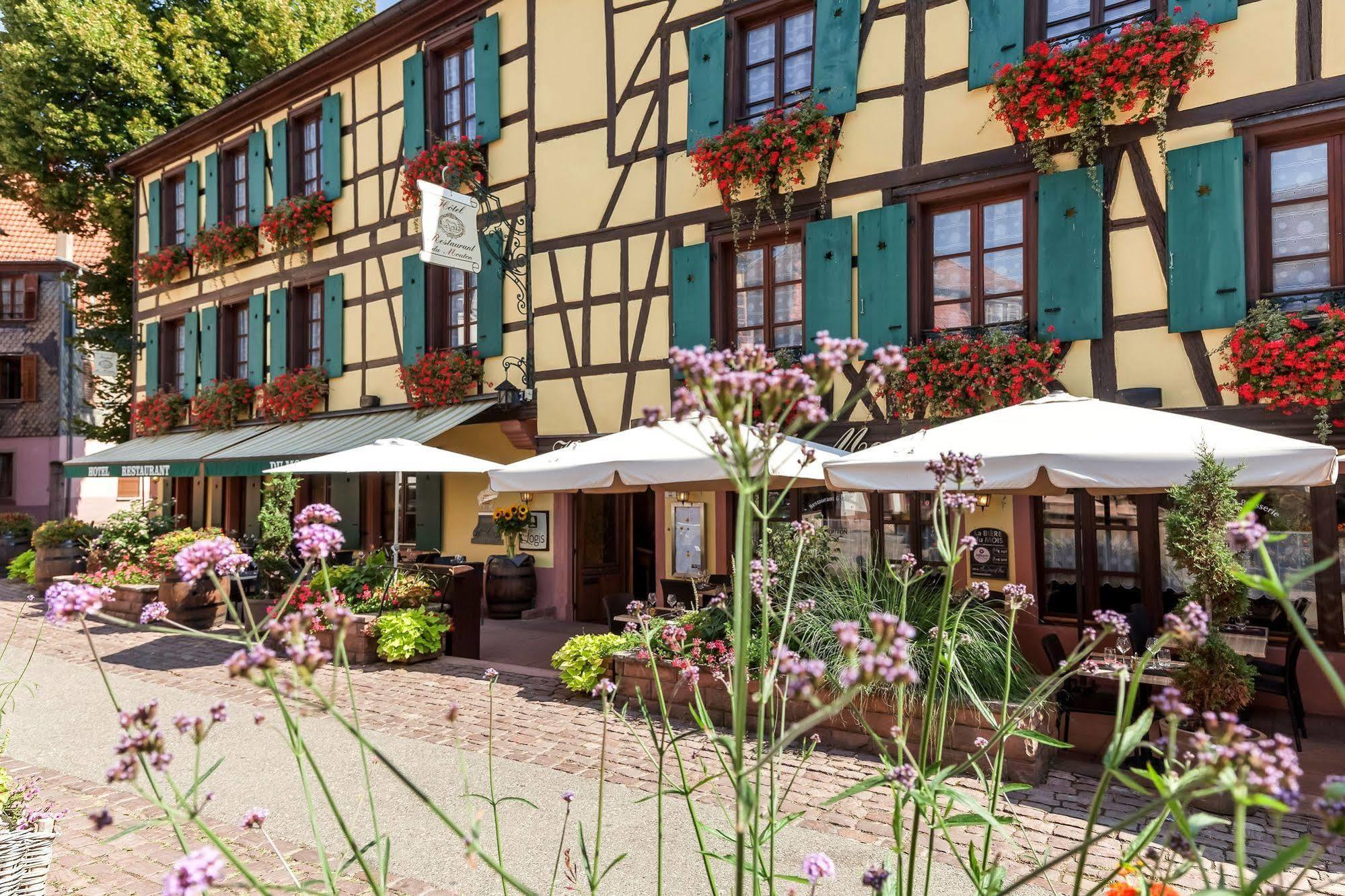 Hôtel-Restaurant du Mouton Ribeauvillé Extérieur photo